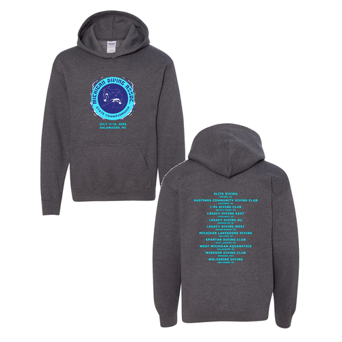 Gildan Heavy Blend Youth Hooded Sweatshirt -- Dark Heather