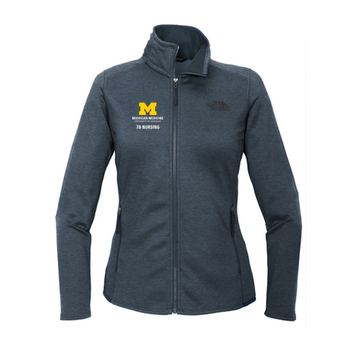 Ladies The North Face Skyline Full-Zip Fleece Jacket -- Urban Navy Heather