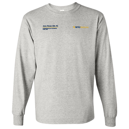 Gildan Heavy Cotton Longsleeve Basic T-Shirt -- Ash