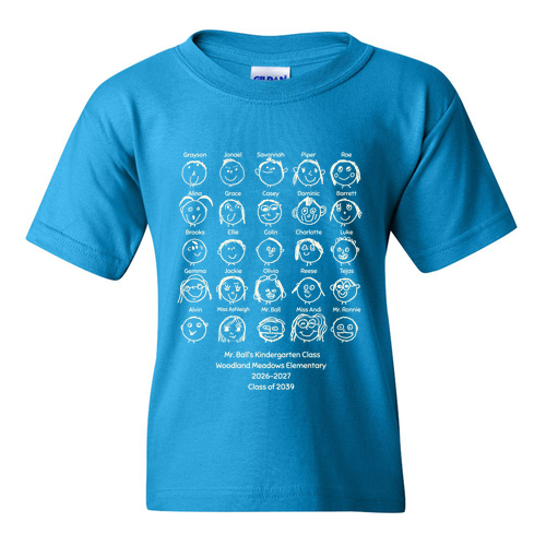 Gildan Heavy Cotton Basic Youth T-Shirt -- Sapphire