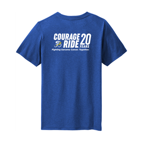 District Youth Perfect Tri Tee -- Deep Royal