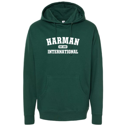 Independent Trading Midweight Hooded Sweatshirt -- Forest Green