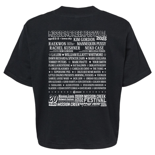 LAT Ladies' Boxy Tee -- Blended Black