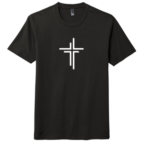 District Made Perfect Tri Crew Tee -- Black