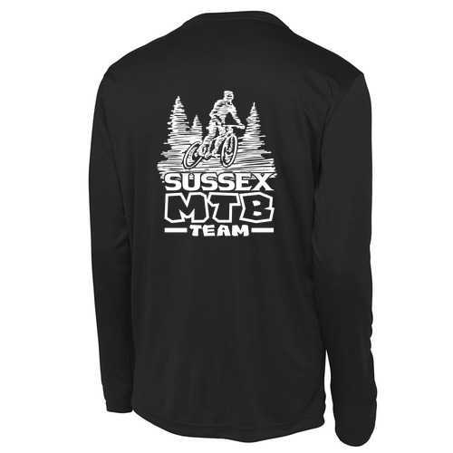 Sport Tek Long Sleeve Competitor -- Black