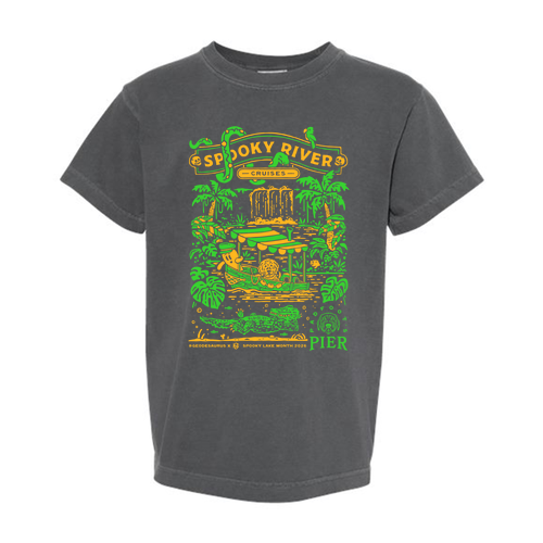 Comfort Colors Youth Garment-Dyed Heavyweight T-Shirt -- Pepper