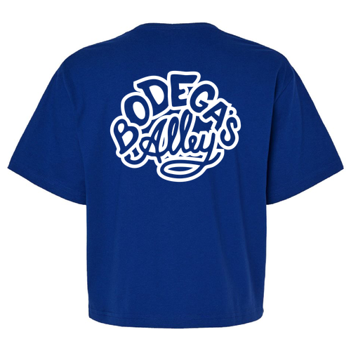 Bodega's Ladies Boxy Tee -- Lapis