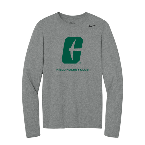 Nike Team rLegend Long Sleeve Tee -- Carbon Heather