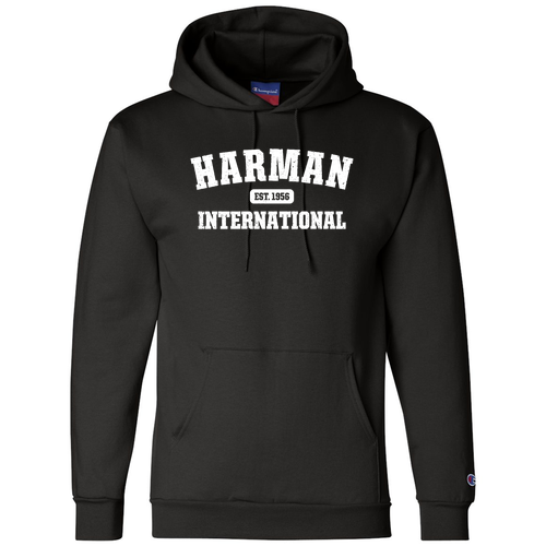 Champion Powerblend Adult Hooded Sweatshirt -- Black