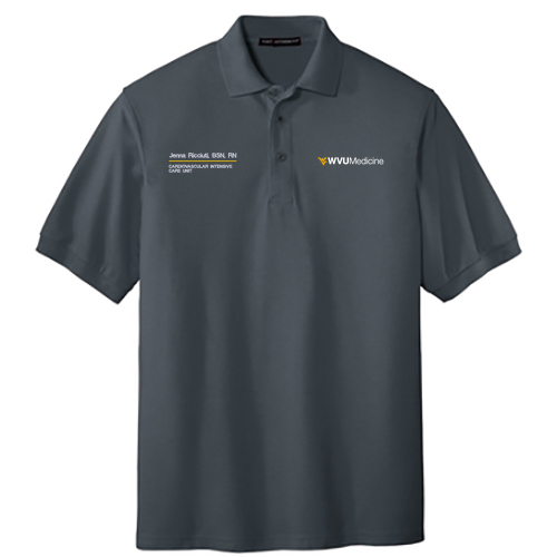 Port Authority Silk Touch Sport Shirt -- Steel Grey