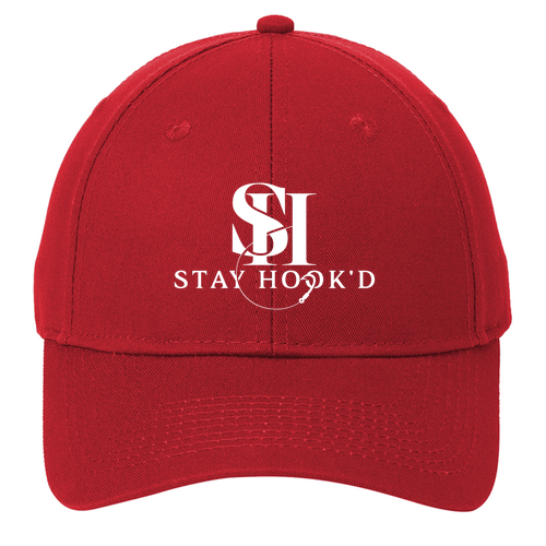 Port and Company 6-panel Twill Hat -- Red