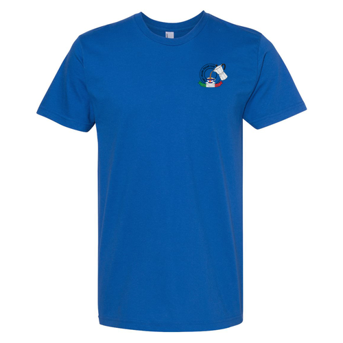 100% Cotton T-shirts -- Men’s styling -- Royal Blue