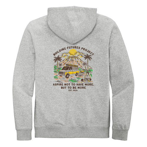 District V.I.T. Fleece Full-Zip Hoodie -- Light Heather Grey