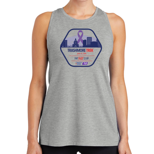 Sport-Tek Ladies PosiCharge Tri-Blend Wicking Tank -- Light Grey Heather