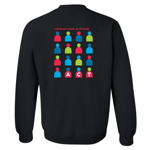 Gildan Heavy Blend Crew Neck Sweatshirt -- Black