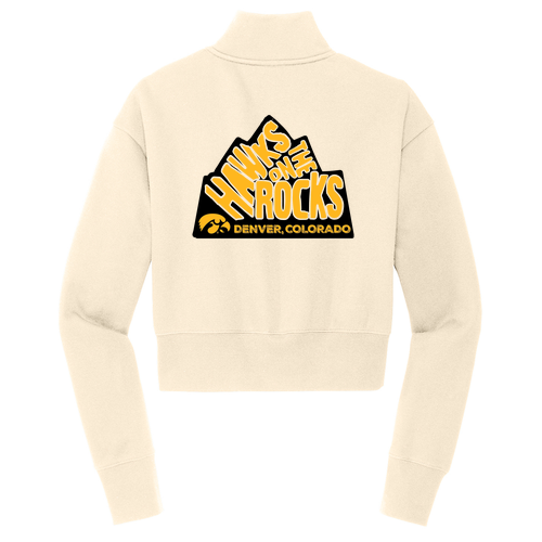 District  Women's V.I.T. Fleece 1/2-Zip -- Gardenia