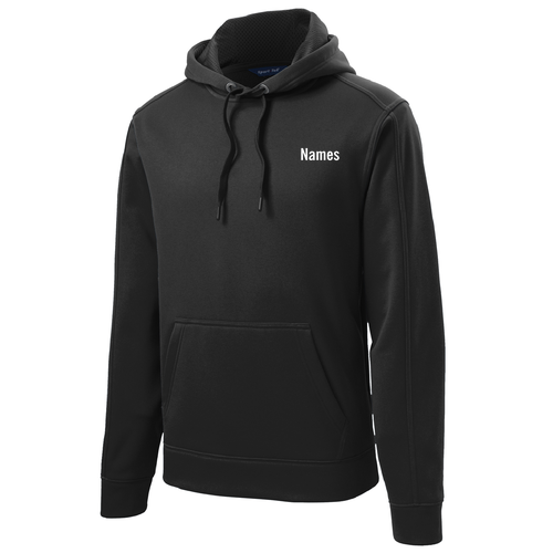 Sport-Tek Repel Fleece Hooded Pullover -- Black
