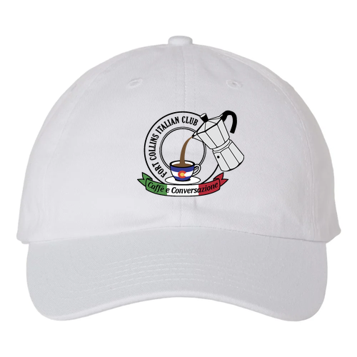 100% Cotton Cap -- White