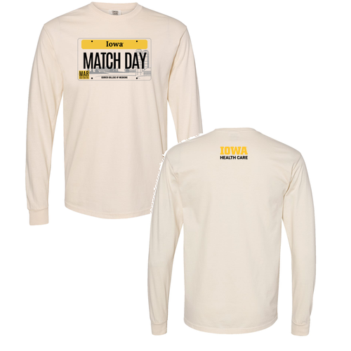 Comfort Colors Unisex Garment-Dyed Heavyweight Long Sleeve T-Shirt -- Ivory