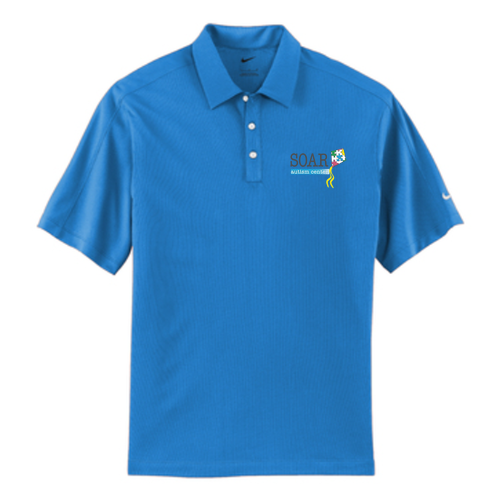 Nike Tech Sport Dri Fit Polo Shirt -- Pacific Blue