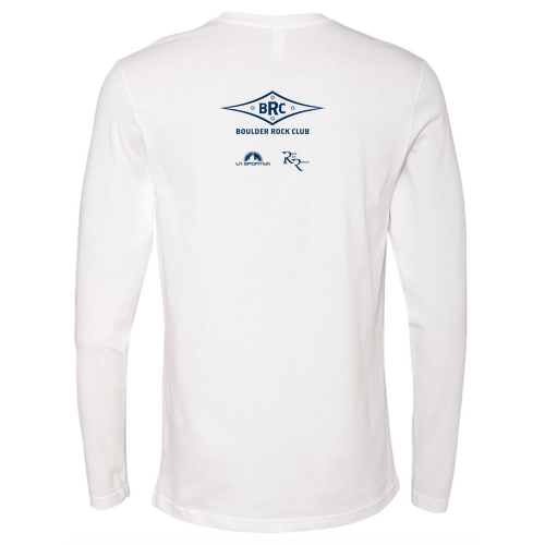 Next Level Apparel Premium Fitted Long Sleeve Crew -- White