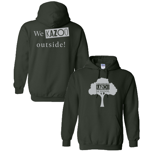 Gildan Heavy Blend Hooded Sweatshirt -- Forest Green