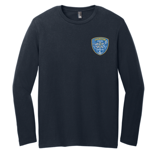 Marine Unit Long Sleeve Tee -- New Navy