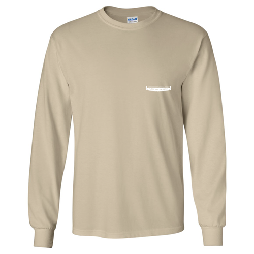 Gildan Ultra Cotton Longsleeve Basic T-Shirt -- Sand