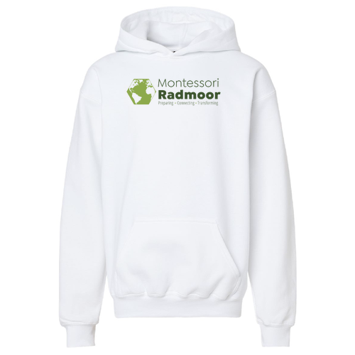 Gildan Youth Softstyle Midweight Fleece Hooded Sweatshirt -- White