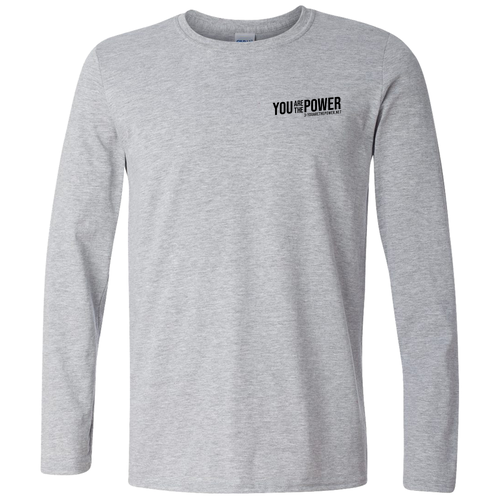 Dear Person Behind Me Long Sleeve Tee -- Sport Grey