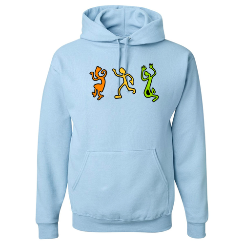 Jerzees 8 oz 50/50 Nublend Adult Hooded Sweatshirt -- Light Blue