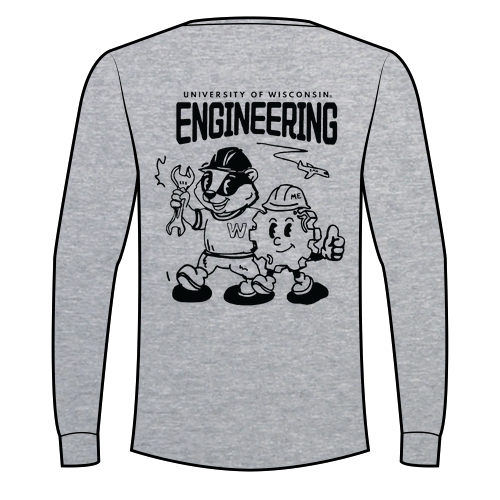 Gildan Heavy Cotton Longsleeve Basic T-Shirt -- Sport Grey