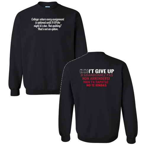 Gildan Heavy Blend Crew Neck Sweatshirt -- Black