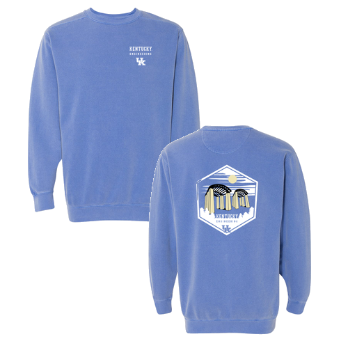 Comfort Colors Crewneck Sweatshirt -- Flo Blue