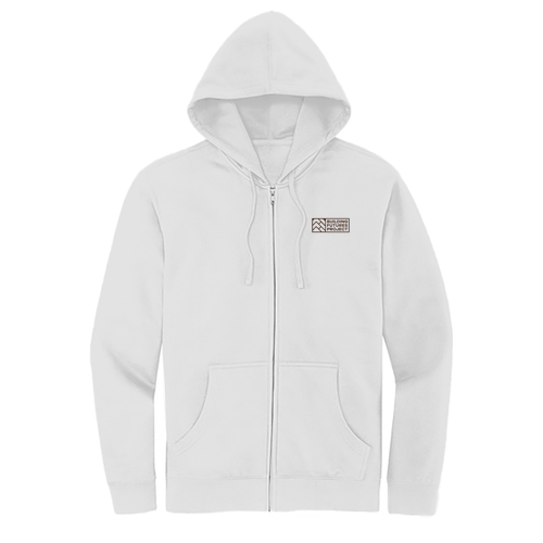 District V.I.T. Fleece Full-Zip Hoodie -- White