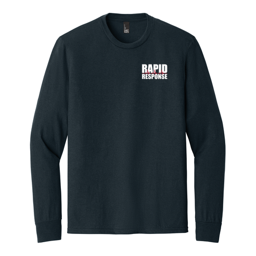District Made Soft Perfect Tri Long Sleeve Tee -- New Navy