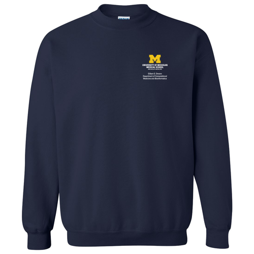 Crew Neck Sweatshirt -- Navy