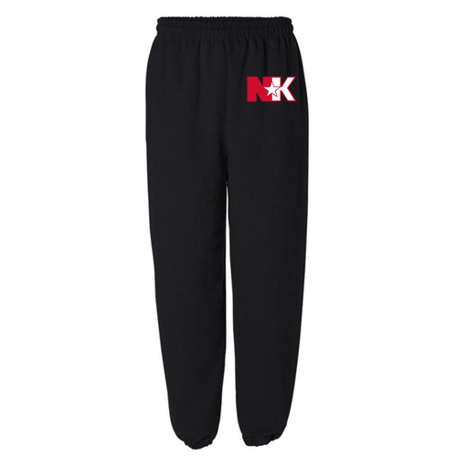Gildan Elastic Bottom Sweatpants -- Black