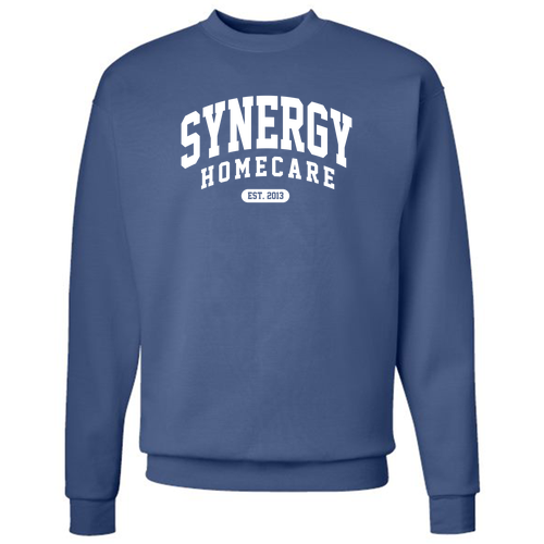 Hanes EcoSmart Crewneck Sweatshirt -- Denim Blue
