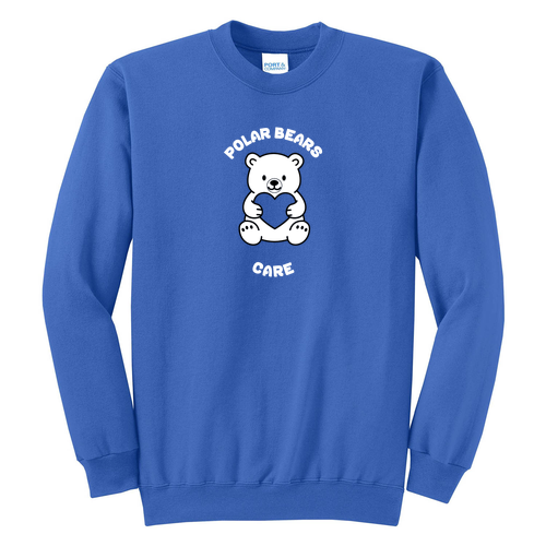 Port and Company Classic Crewneck Sweatshirt -- Royal