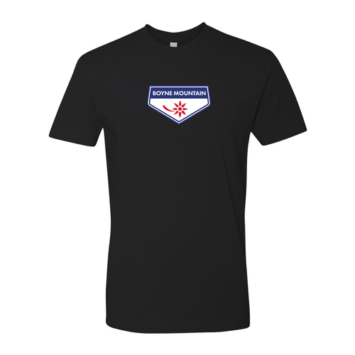 Boyne Mountain Logo 1 Full color -- Short sleeve Black