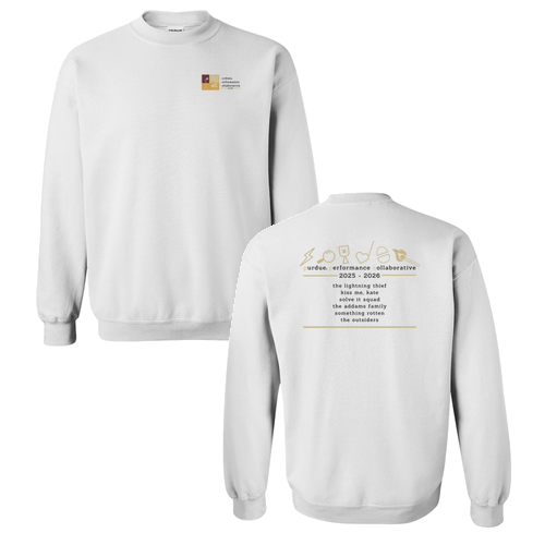 Gildan Heavy Blend Crew Neck Sweatshirt -- White