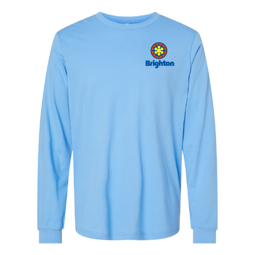 Brighton Logo 2 Full color -- Long Sleeve Carolina Blue