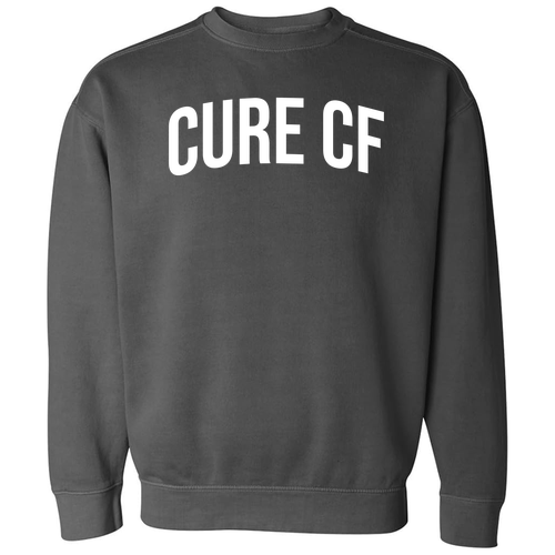 Comfort Colors Unisex Garment-Dyed Crewneck Sweatshirt -- Pepper