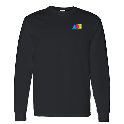 Gildan Heavy Cotton Longsleeve Basic T-Shirt -- Black