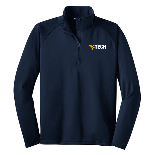 Sport Tek Sport Wick Stretch Half Zip Pullover -- True Navy