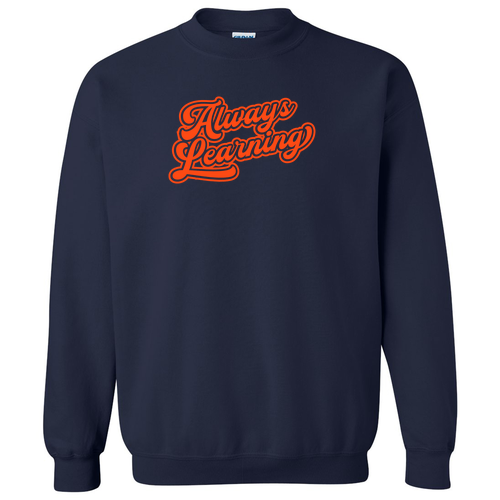 Gildan Heavy Blend Crew Neck Sweatshirt -- Navy