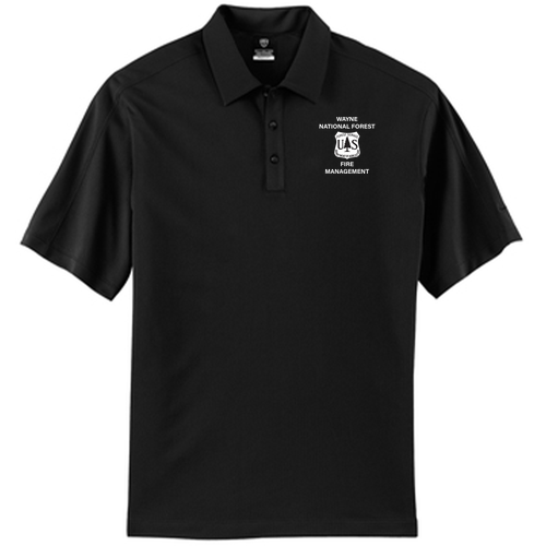 Nike Tech Sport Dri Fit Polo Shirt -- Black -- Embroidered