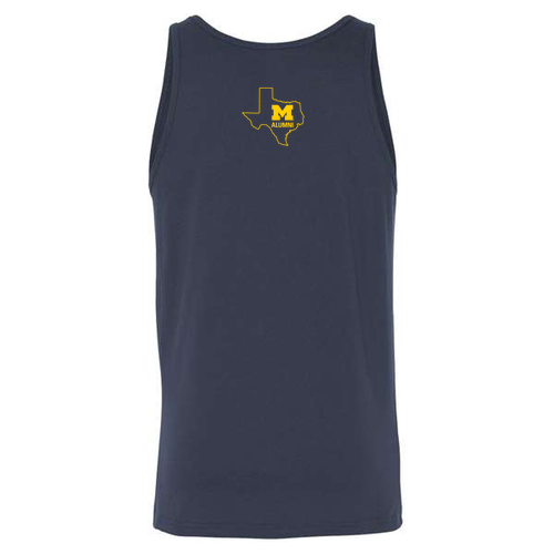 Mens/Unisex Bella Canvas Soft Fitted Jersey Tank -- Navy