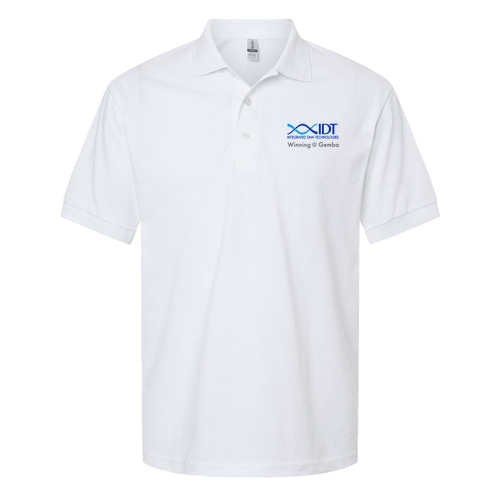 Gildan DryBlend Jersey Polo -- White